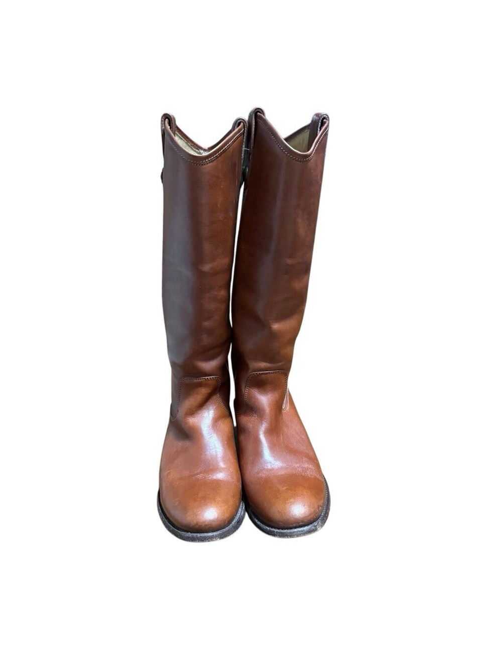 Frye Melissa Button 77167 Brown Leather Knee High Riding Boots Size 9 B Read - Picture 2 of 9